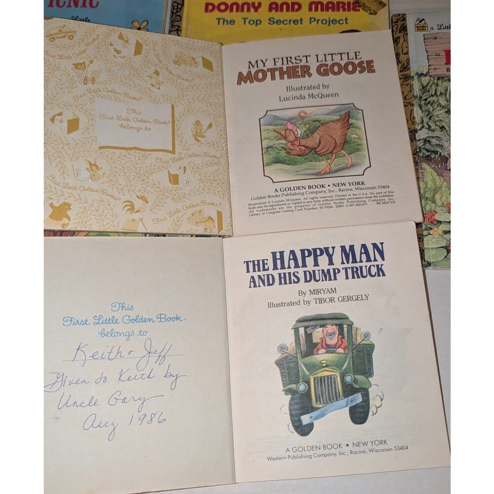 Vintage Lot 12 Little Golden Books 1960's - 90's Walt Disney Collectible - Picture 9 of 10